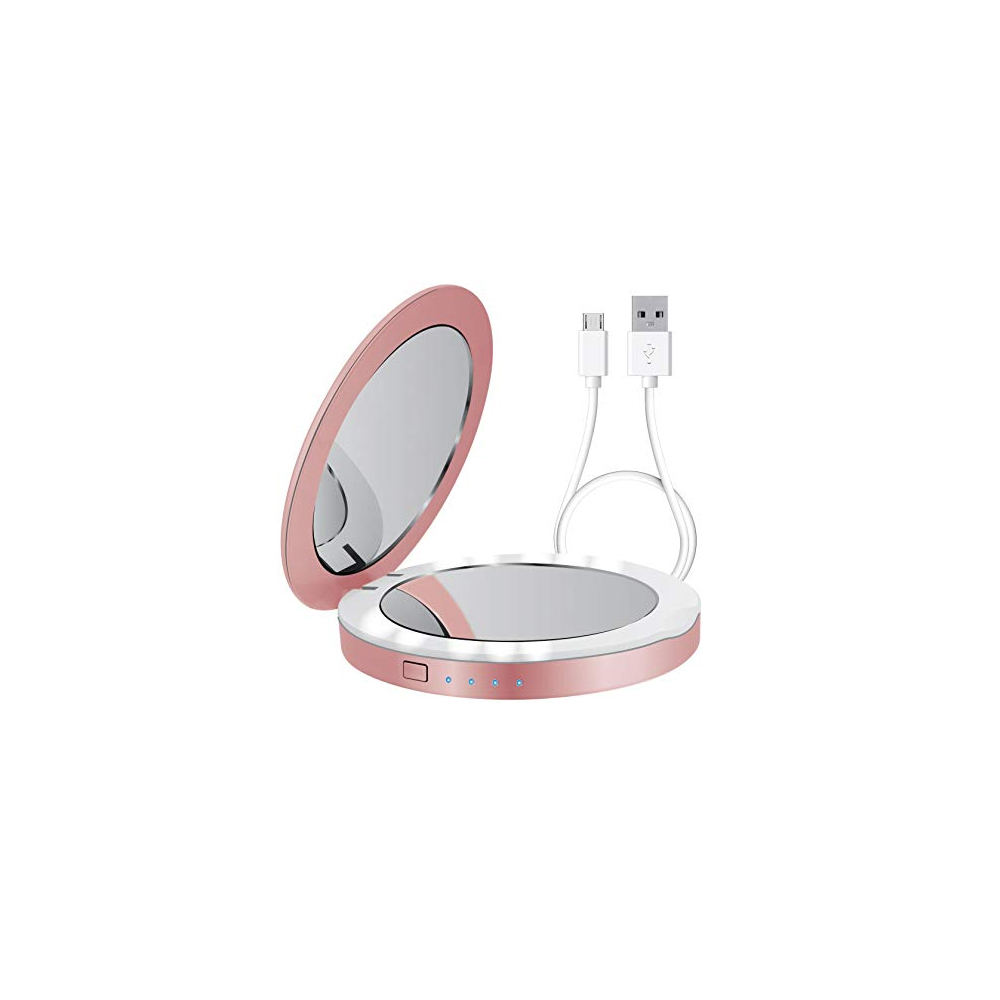 Power Bank Rose Mirror 3000mAH USB STATUS