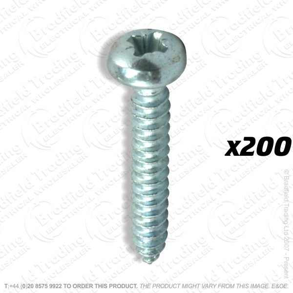 G05) Screws Pan Selftapping No6x1/2  200