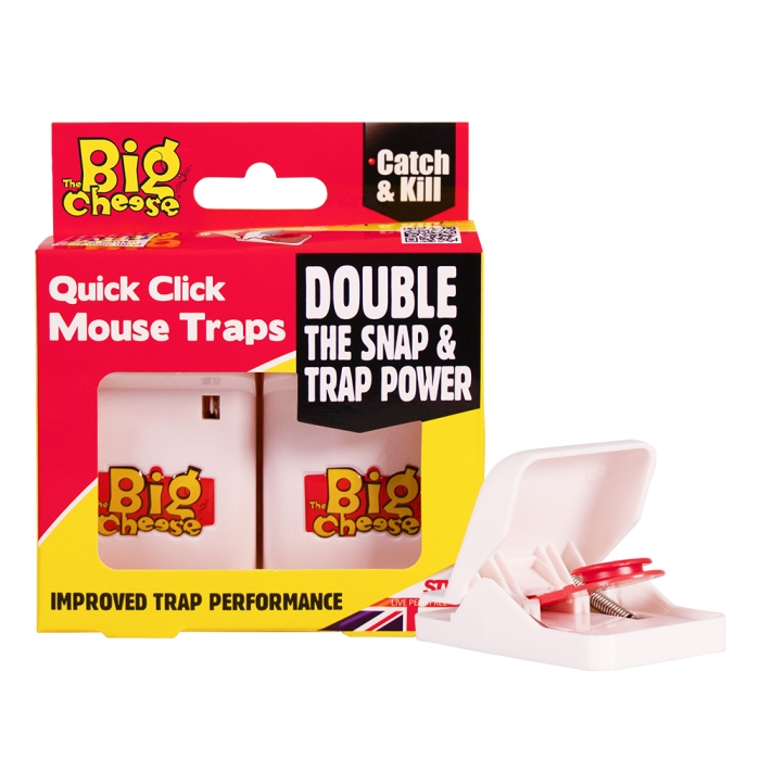 Quick Click Mouse Traps 2pc STV