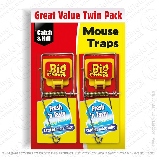 Mouse Traps Fresh Baited Pk2