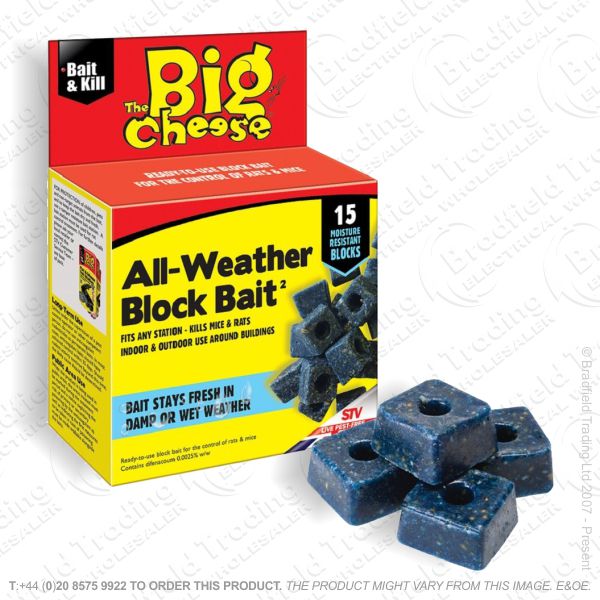 Mouse All-Weather Killer Bait 15 Blocks STV