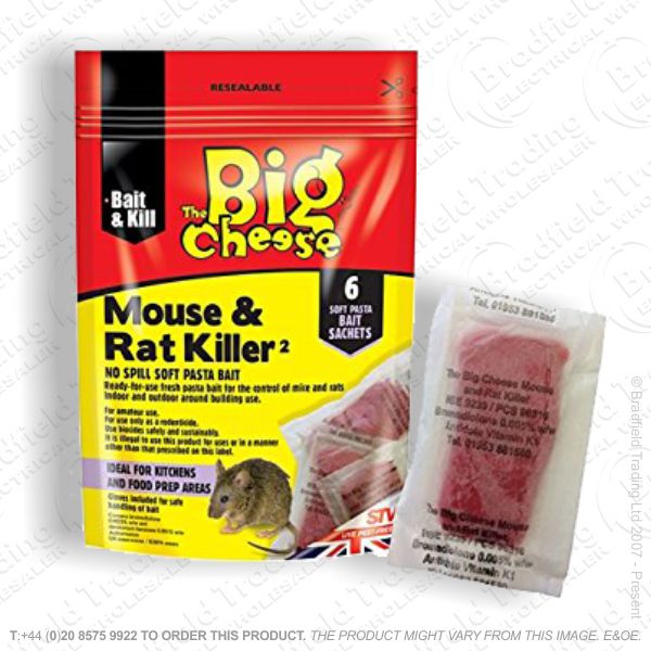C29) Mouse Rat Killer 6 Sachets   Trays STV