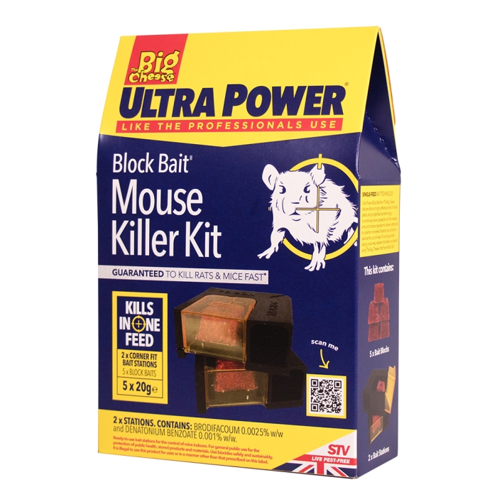 Ultra Power Block Bait² Mouse Killer Kit STV