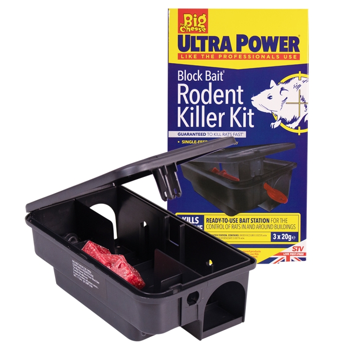 Mouse Rat Killer Poison Box Kit 3x20g Box STV