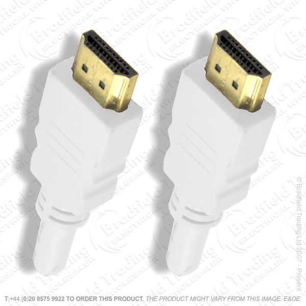 E28) HDMI Lead plug-plug 3M 1.4V White