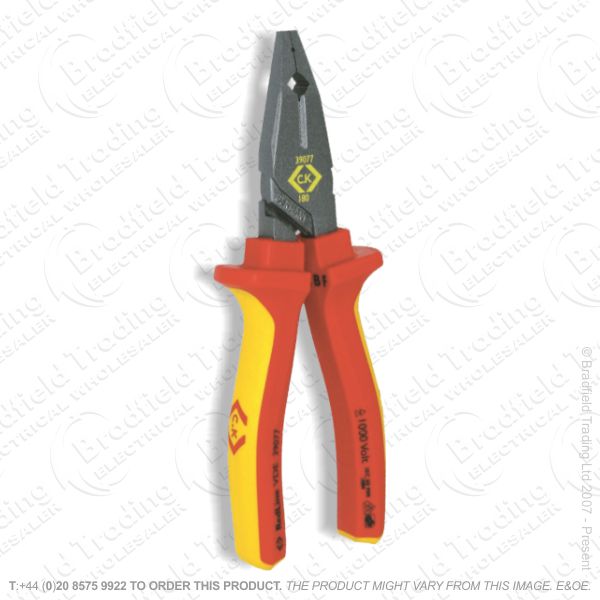 G39) Pliers 180mm Combination VDE CK