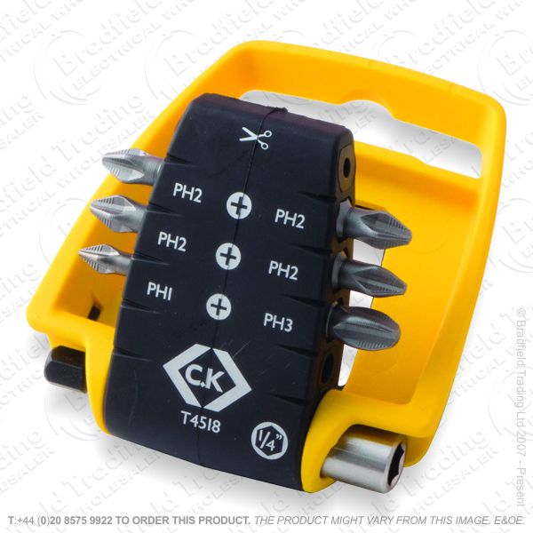 Screwdriver Bit Clip set 7 PH CK