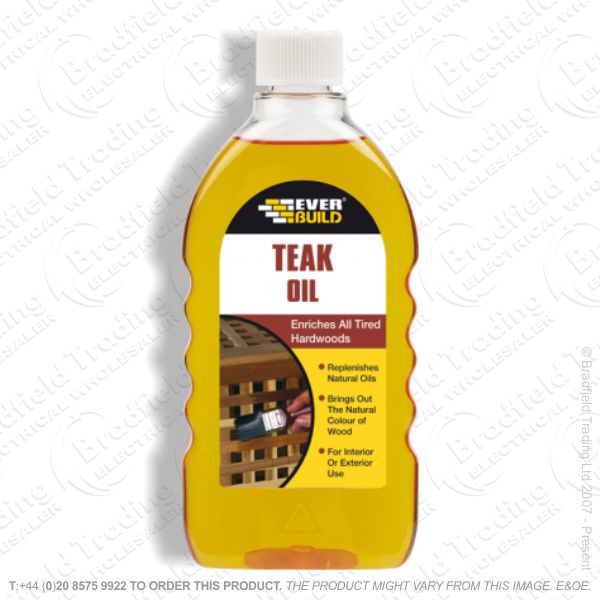 G15) Teak Oil Interior Or Exterior 500ml EVER