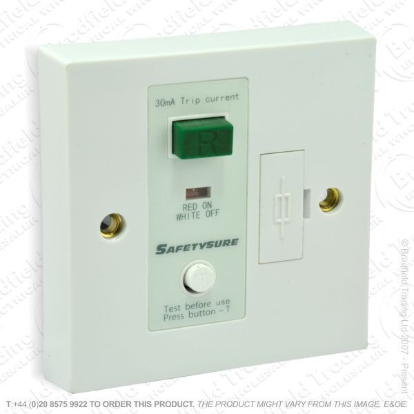 I12) Spur RCD Fused white TIM