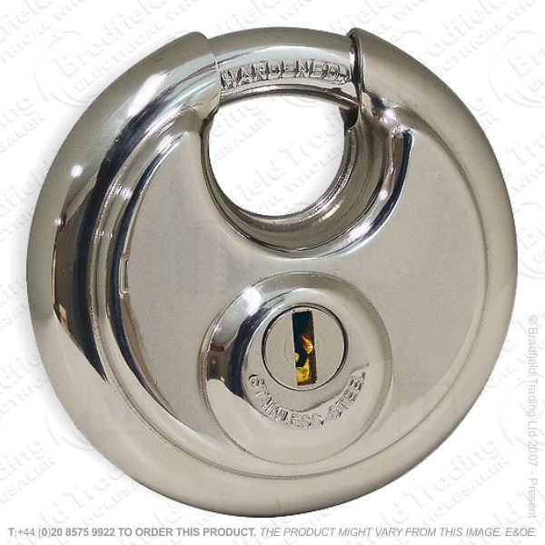 G58) Padlock Disc 60mm Carded TRICICLE