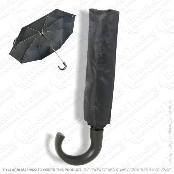 D16) 21  Manual Umbrella Black Supermini
