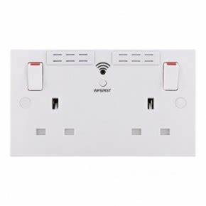 13A 2g USB WiFi Extender Socket White THRION