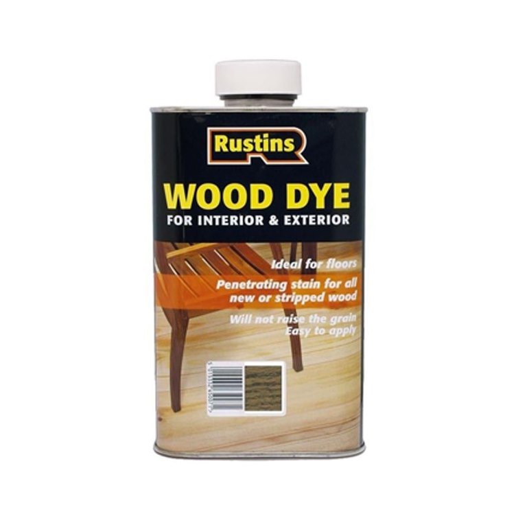 Wood Dye Medium Oak 1ltr RUSTINS