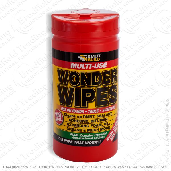 C23) Wonder Wipes Box80 EVERBUILD