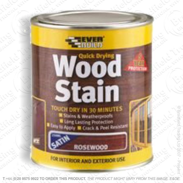 Wood Stain Rosewood 750ml EVERBUILD | Bradfield