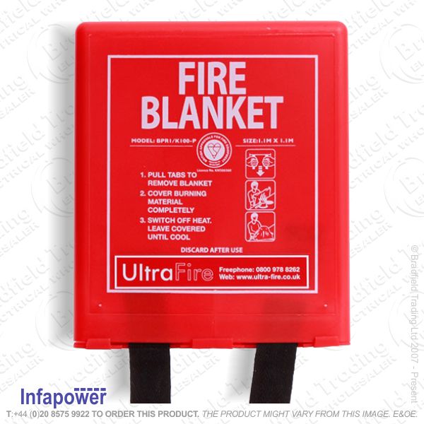C08) Fire Blanket Economy 1.1x 1.1m