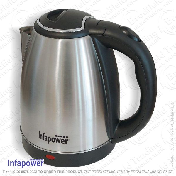 C03) Kettle Cordless 1.7L Stainless 1.8kW INF