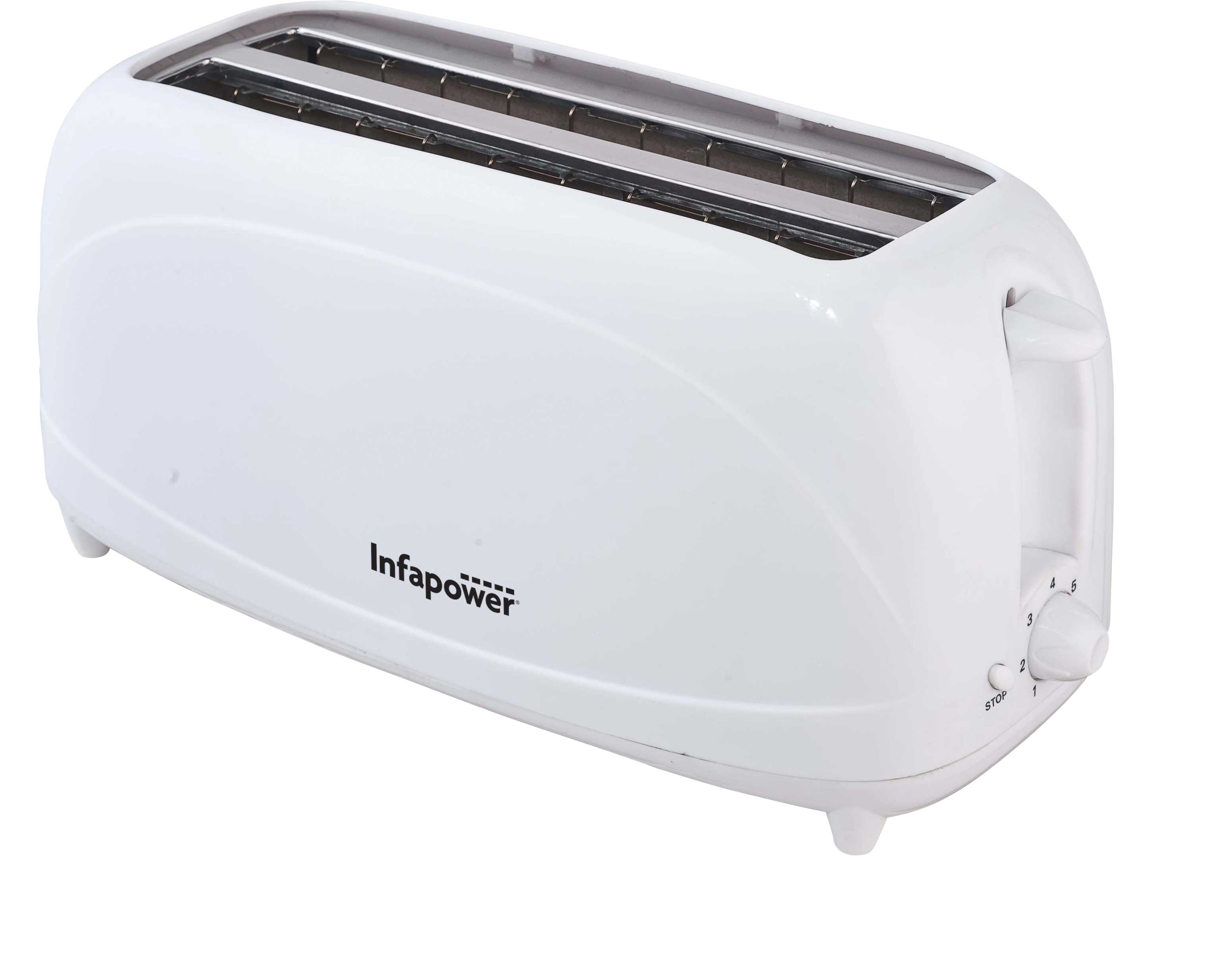 4slice Toaster White INFAPOWER ECO