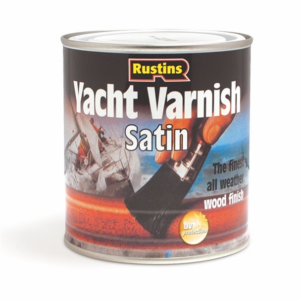 Yacht Varnish Satin 1ltr RUSTINS